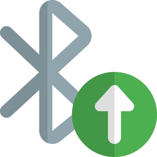 Using bluetooth technology to upload or transmit vector image