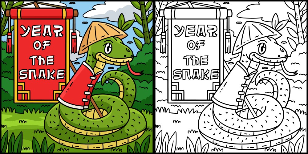 Coloring Page Snake Vector Images (over 910)