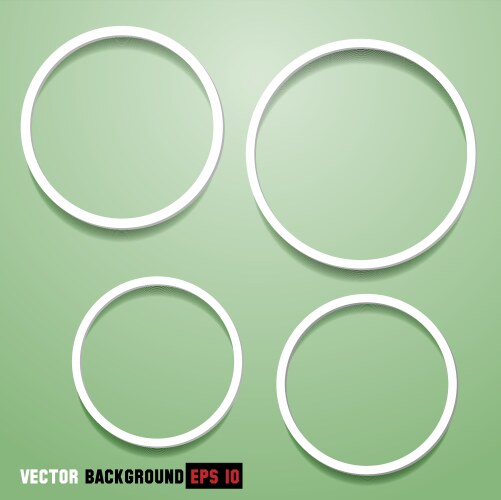 Abstract circles for web design vector image