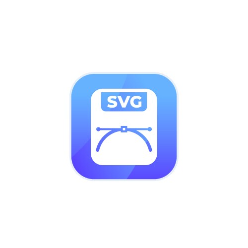 Svg file icon scalable graphics format vector image