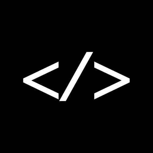 Language html icon progrmming code design vector image