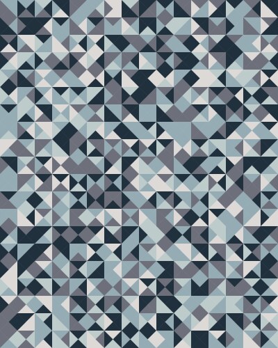 Triangular or square seamless pattern vector image