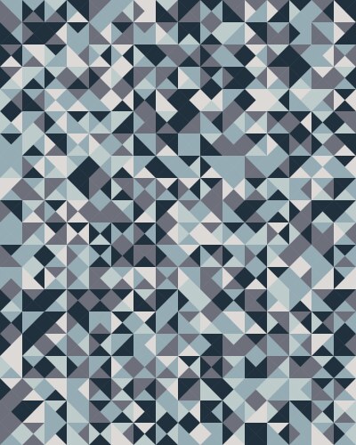 Triangular or square seamless pattern vector image