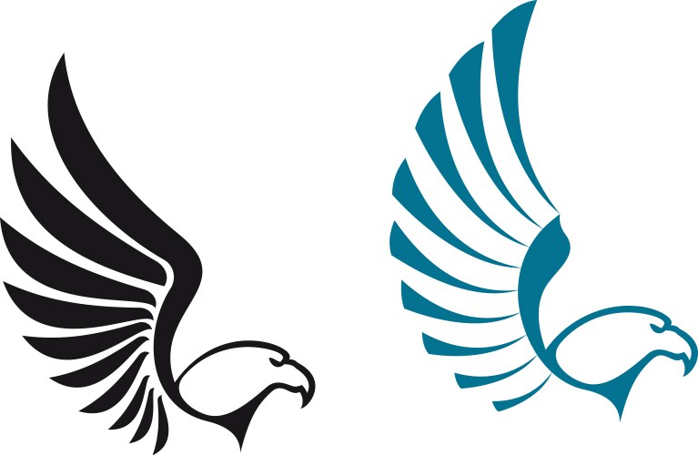 Eagle Symbol Collection Vector Image