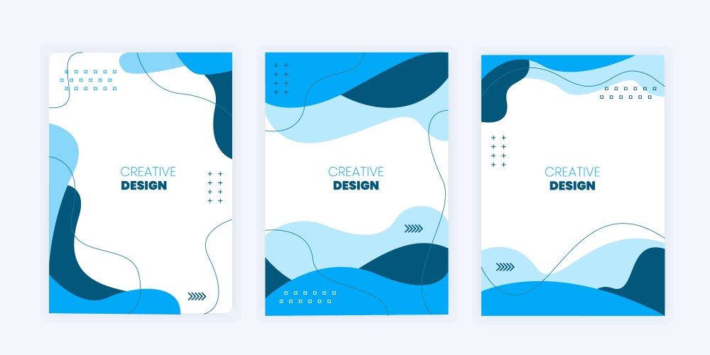 Backroun Layout Abstract liquid background layout bright color Vector Image