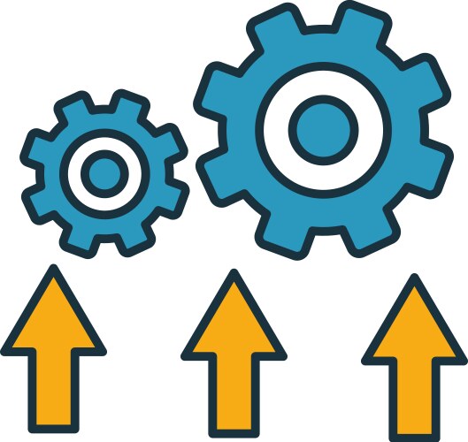 System integration icon set four elements – Royalty-Free Vector ...