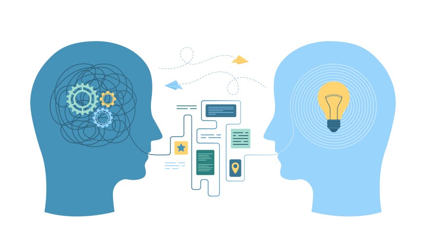 Problem Solving & Insight vector image