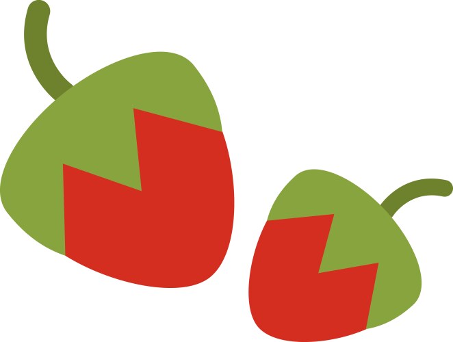Red strawberry Royalty Free Vector Image - VectorStock