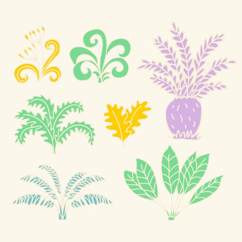 Hand drawn with cute cartoon Vector Image