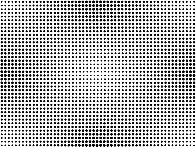 Halftone pattern with dots pop art gradient vector image