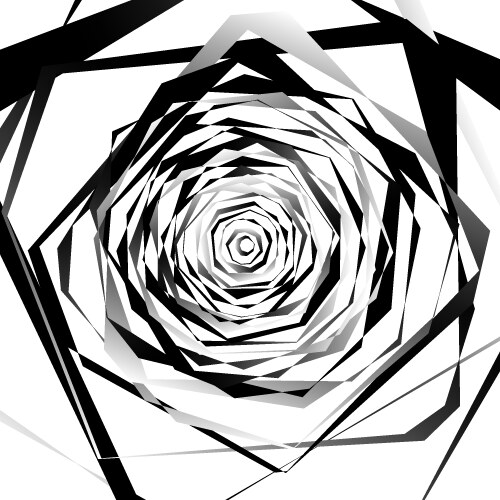 Abstract geometric art with edgy angular shapes vector image