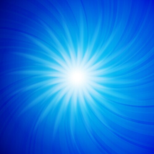 Blue star burst background Royalty Free Vector Image