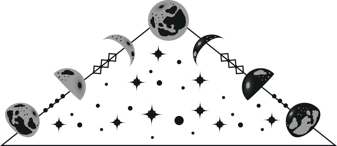 Moon Phases Vector Images (over 8,300)