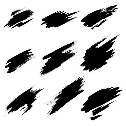Color paint splashes Royalty Free Vector Image