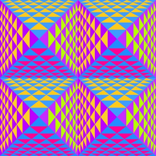 Abstract geometrical background with pyramids vector image