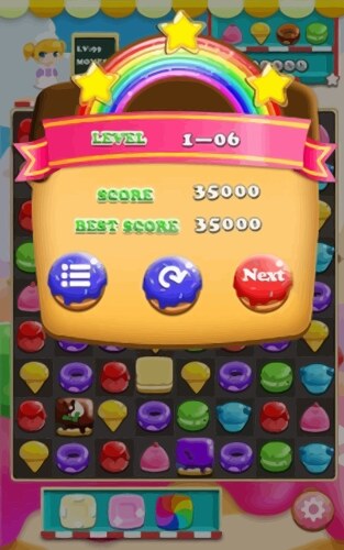 Complete set of level button game ui pop-up icon vektorbild