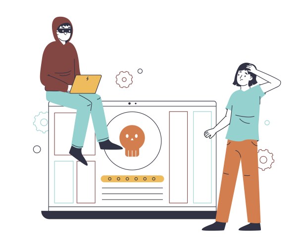 Cyber security internet secure connection Vector Image