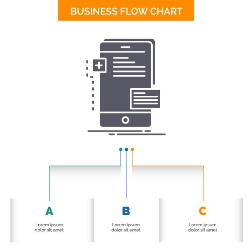 Frontend interface mobile phone developer vector image