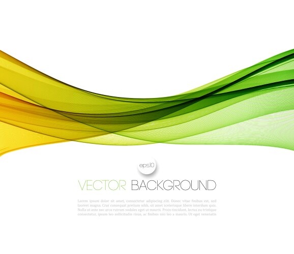 Smooth wave stream line abstract header layout vector image