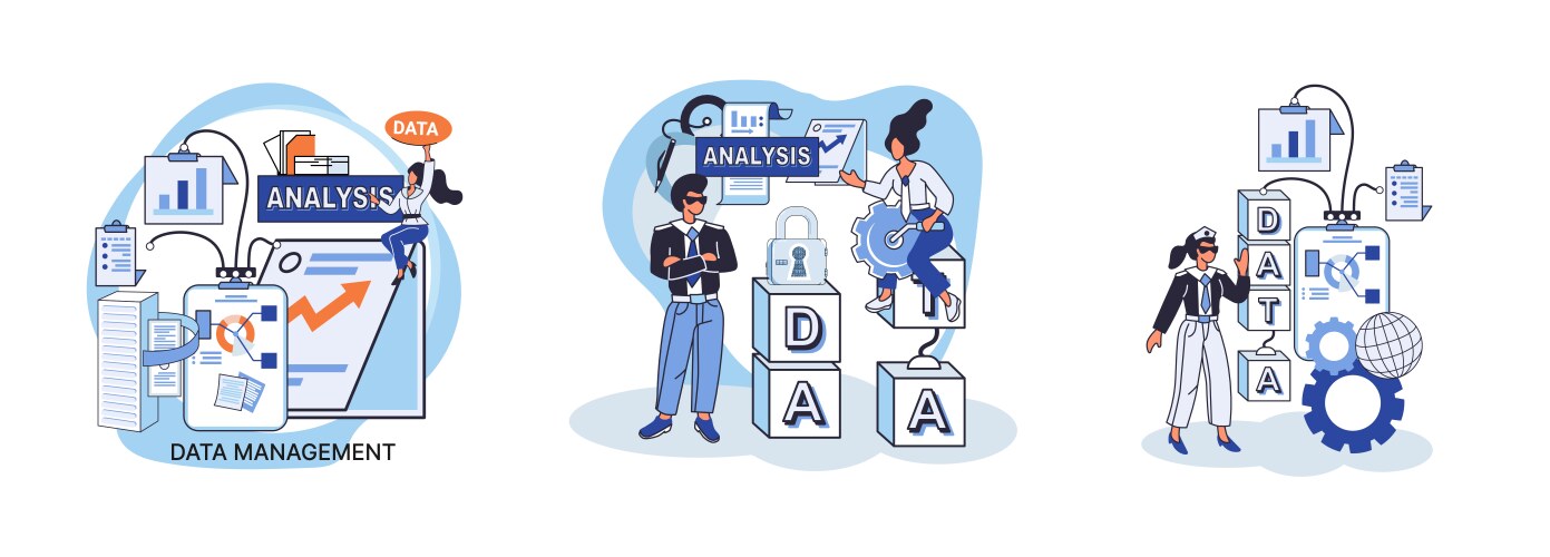 Big data analytics process of analyzing complex vector image