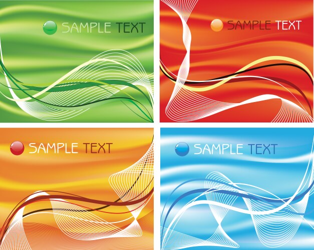 Abstract Swirls and Patterns vector image