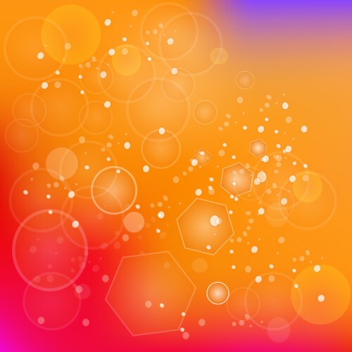 Orange abstract background with sunlight rays Vector Image