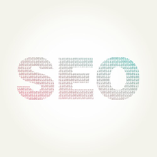 Seo with binary code vector image
