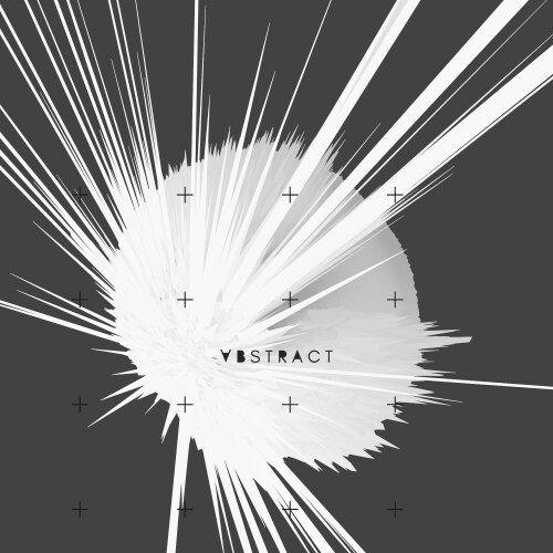 Background with exploding rays dynamic effect vector image