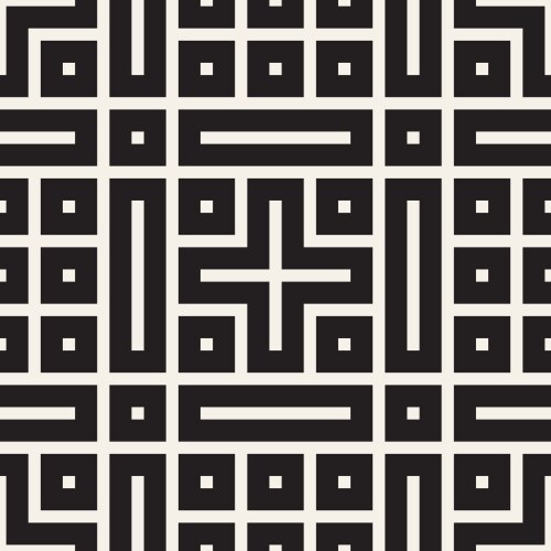 Geometric Ethnic Lattice Pattern vector image