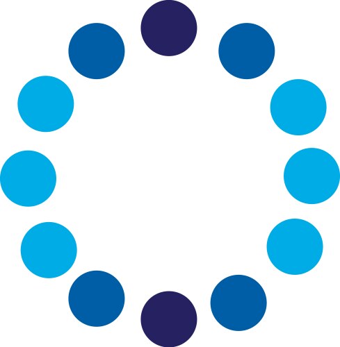 Trendy loading logo Royalty Free Vector Image - VectorStock