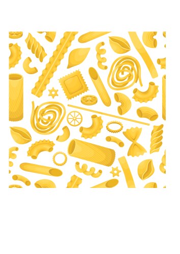 Set different types italian pasta Royalty Free Vector Image