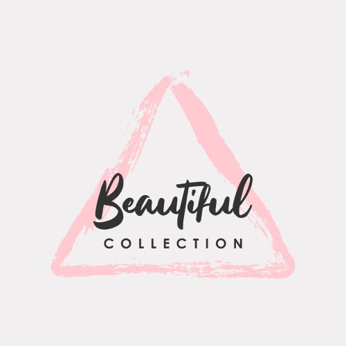 Premium feminine logo with style Vector Image