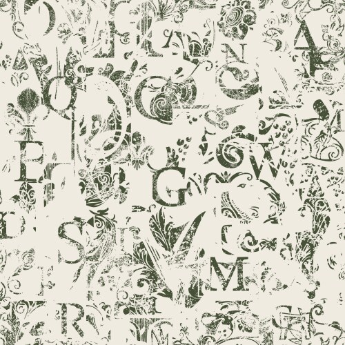 Abstract seamless pattern with chaotic layering vector image