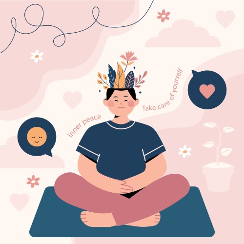 Mental Health Day Awareness Vector Image