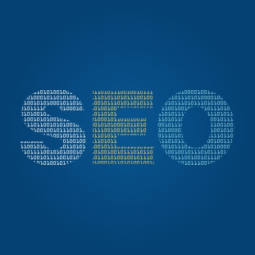 Seo with binary code vector image