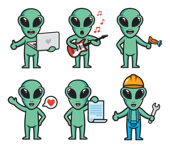 Alien Avatar Vector Images (over 6,100)