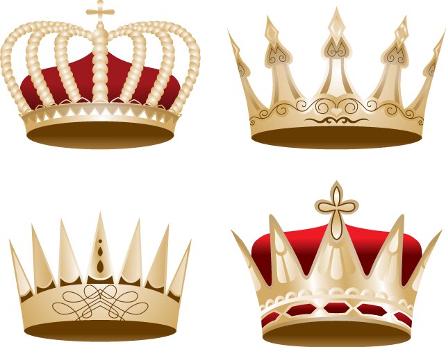 Ornate Royal Crown Vector Image