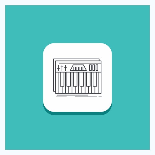 Round button for controller keyboard keys midi vector image