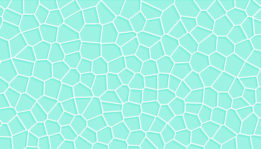 Geometric voronoi grid lines pattern abstract vector image