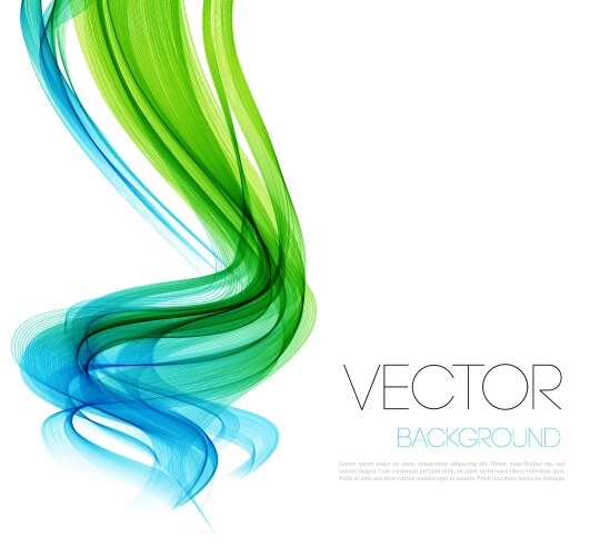 Smooth wave stream line abstract header layout vector image