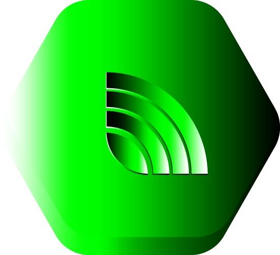 Wifi icon symbol signal network connected vector image
