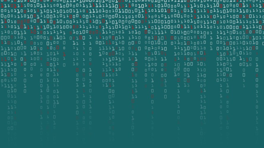 Binary code background high-tech matrix vector image