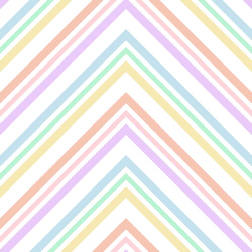Rainbow chevron diagonal stripes seamless pattern Vector Image