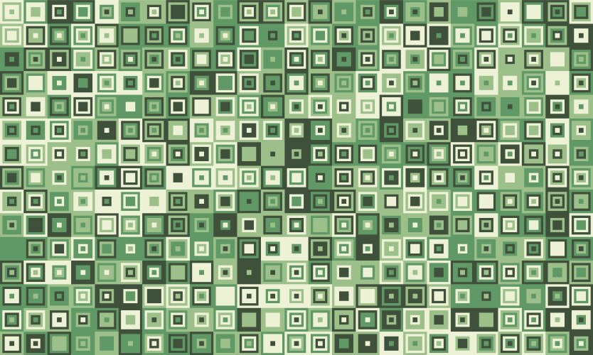 Abstract cube mosaic with structured colors vector image