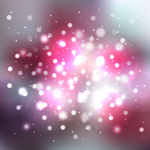 Blurred background with bokeh effect vector image
