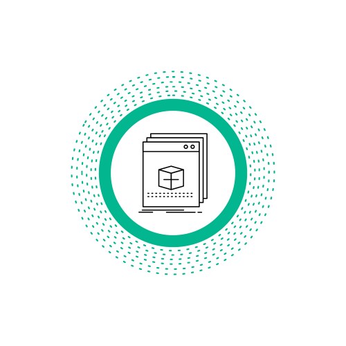 Software app application file program line icon vector image