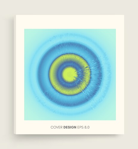 Abstract circular background with dynamic rays vector image