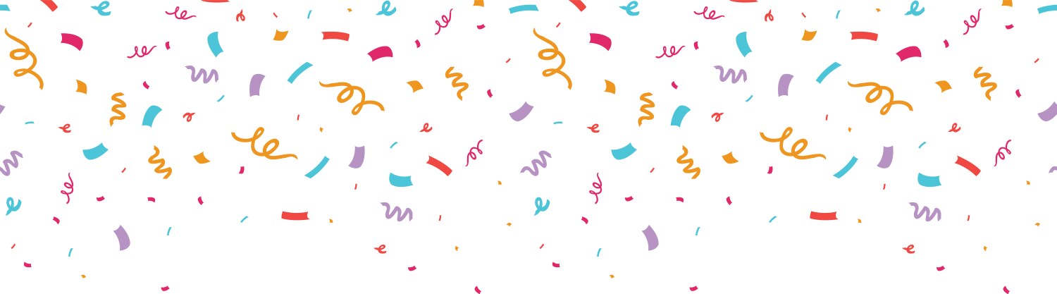Pink confetti sprinkles seamless pattern Vector Image