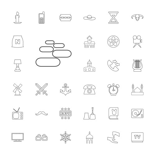 49 old icons (36866518) – Free Vector | VectorStock