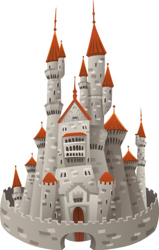 Medieval castle Royalty Free Vector Image - VectorStock